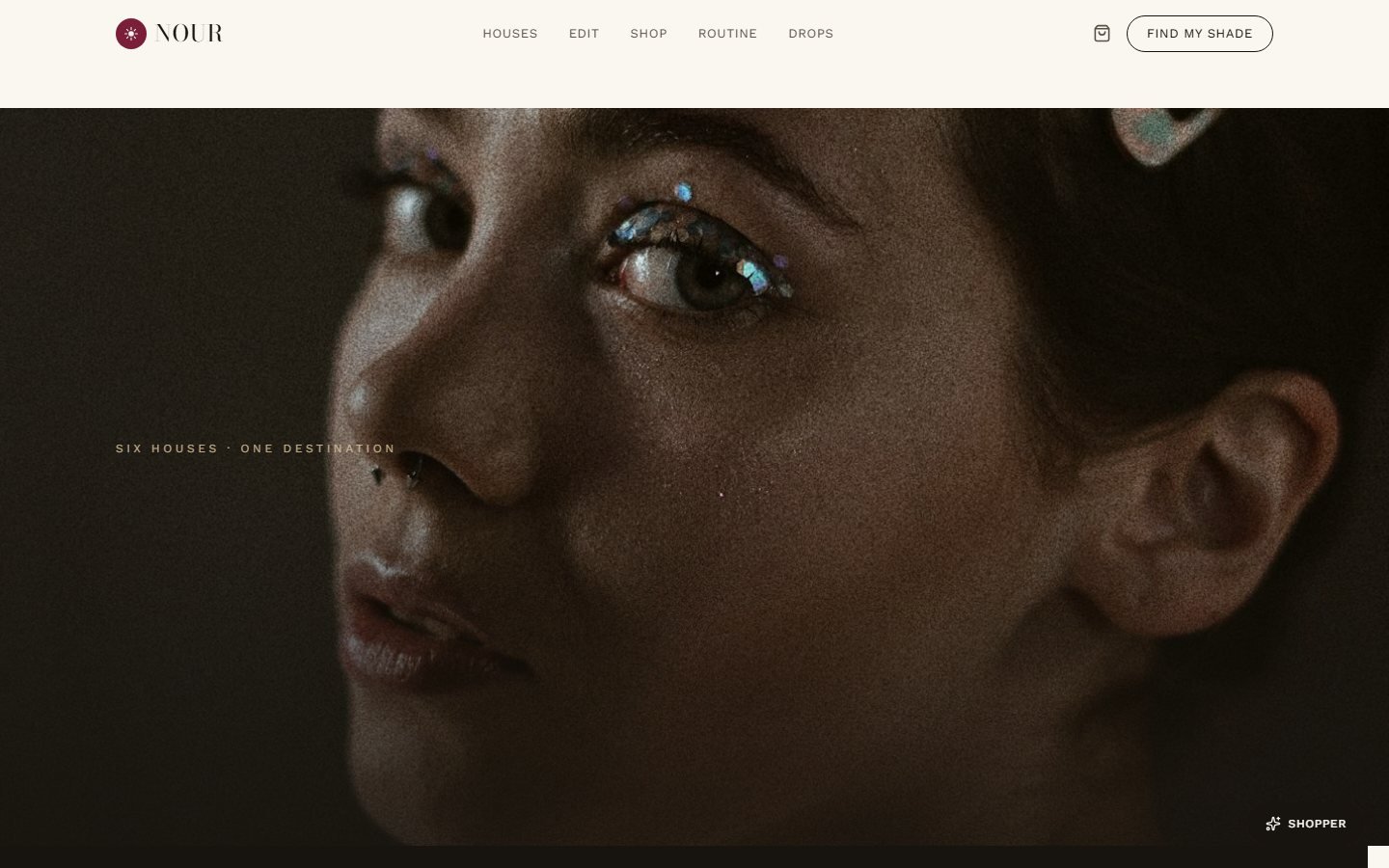 NOUR website screenshot